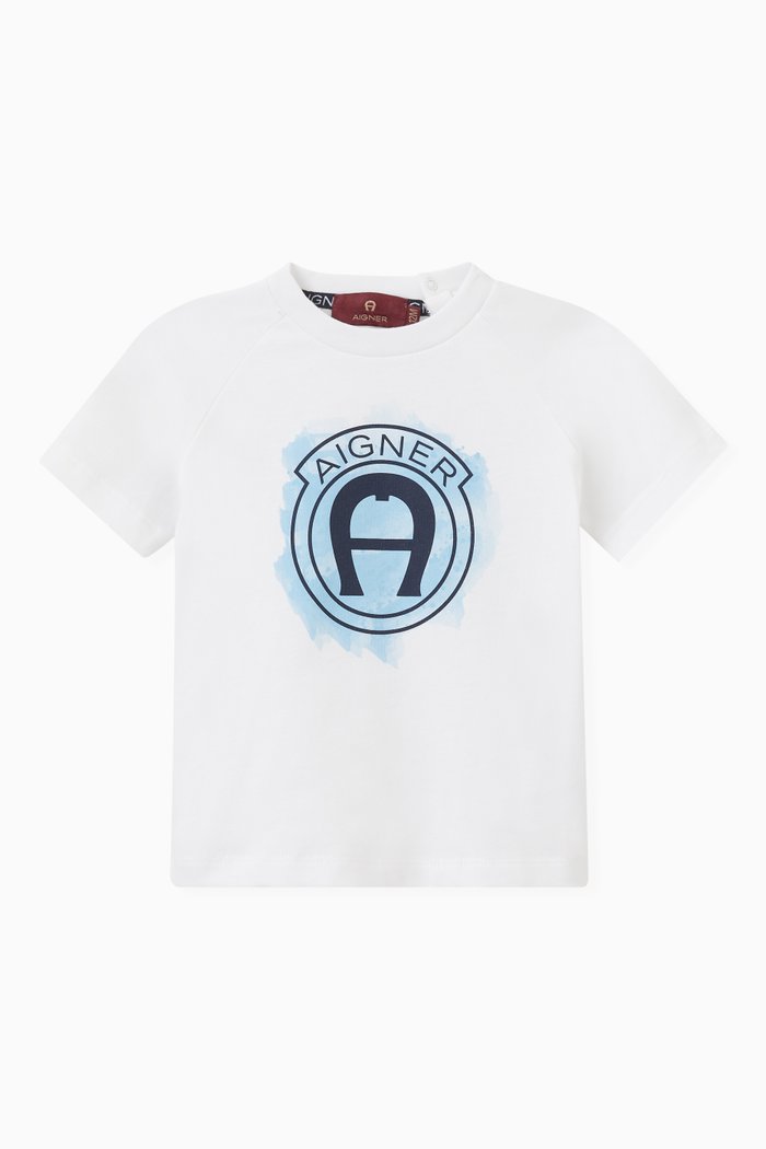 

Logo T-shirt in Cotton, Blue