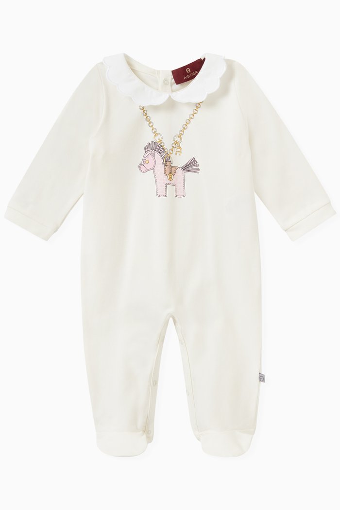 

Horse Sleepsuit in Cotton, Neutral