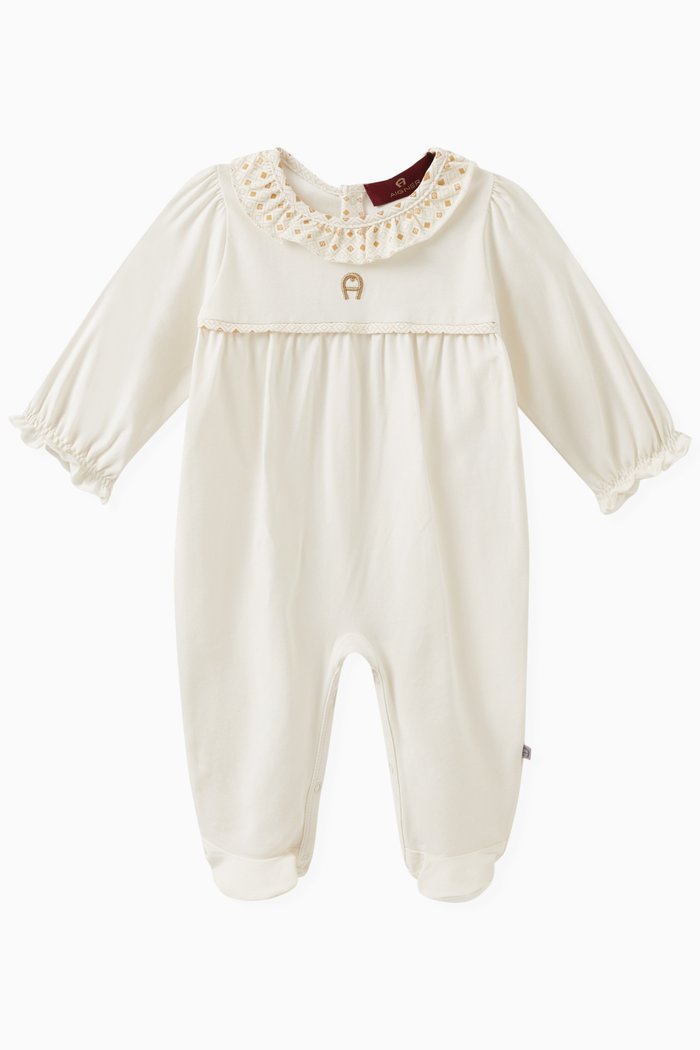 

Logo Sleepsuit in Cotton, Neutral
