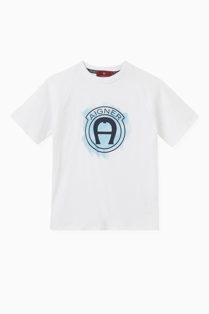 

Logo T-shirt in Cotton, Blue