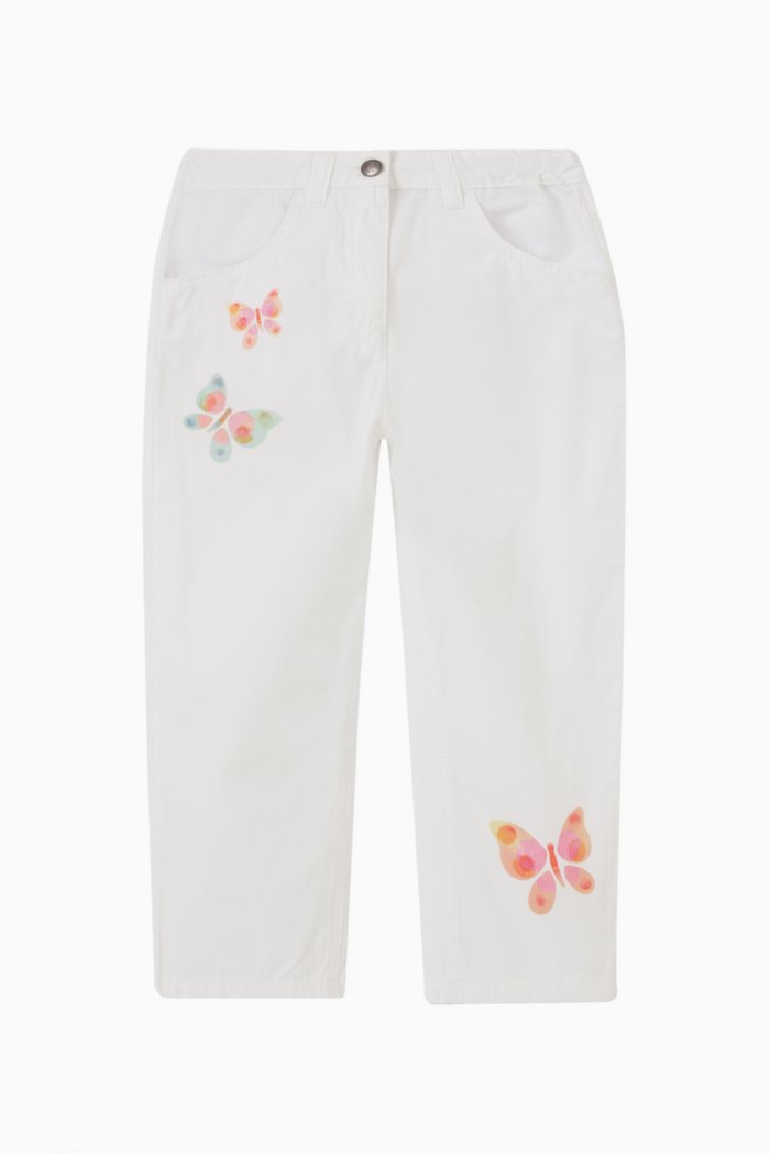 

Butterfly Pants in Cotton, White
