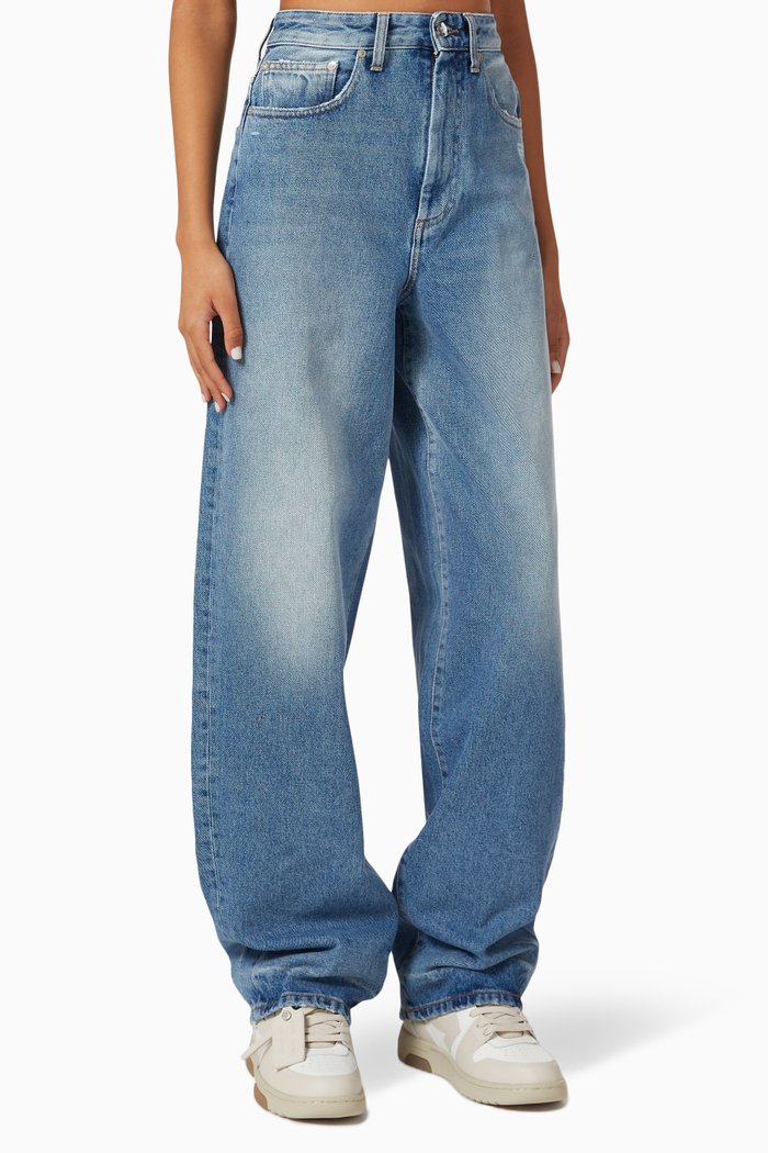 

Corporate Baggy Jeans in Denim, Blue