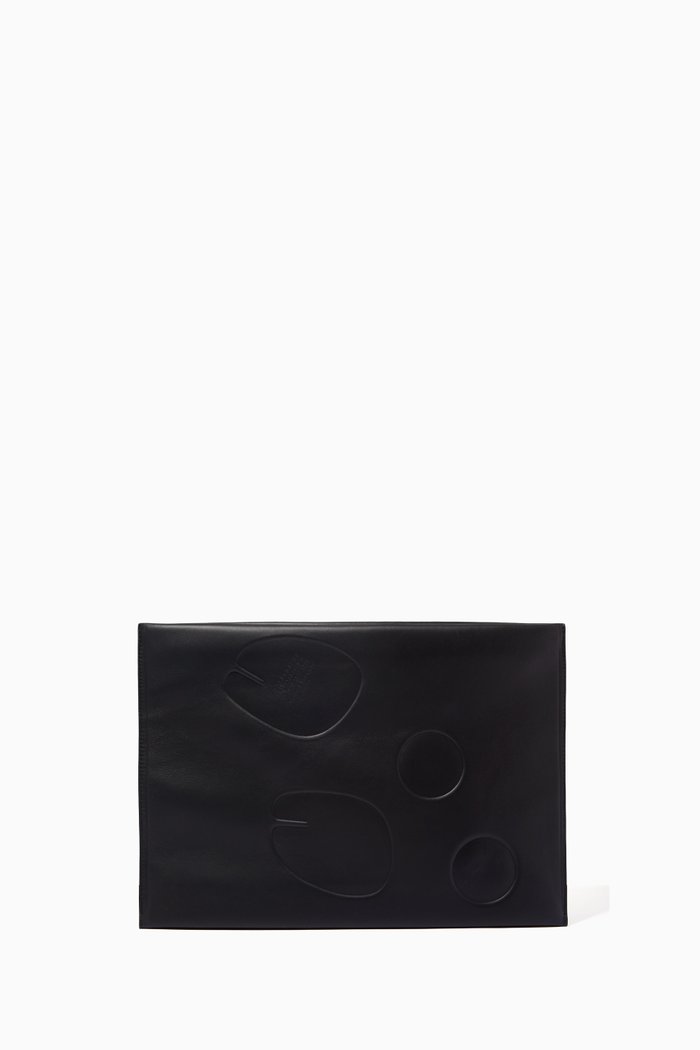 

Tabi Pouch in Leather, Black