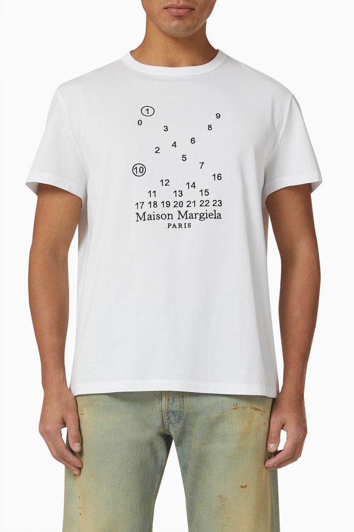 T-shirt in Cotton Jersey, White