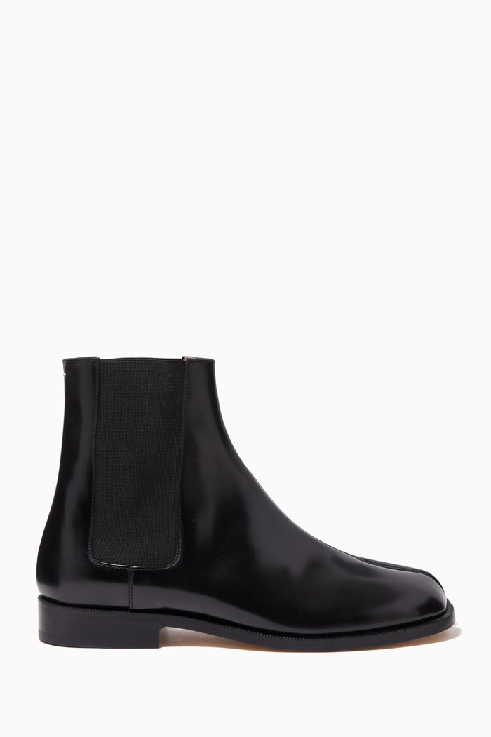 

Ankle Boots in Calf Leather, Black