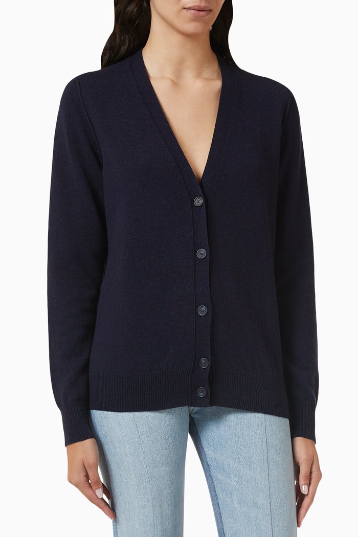 

Icons Sweater in Eco Cashmere, Blue