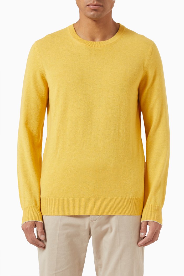 

Sweater in Cashmere, Yellow