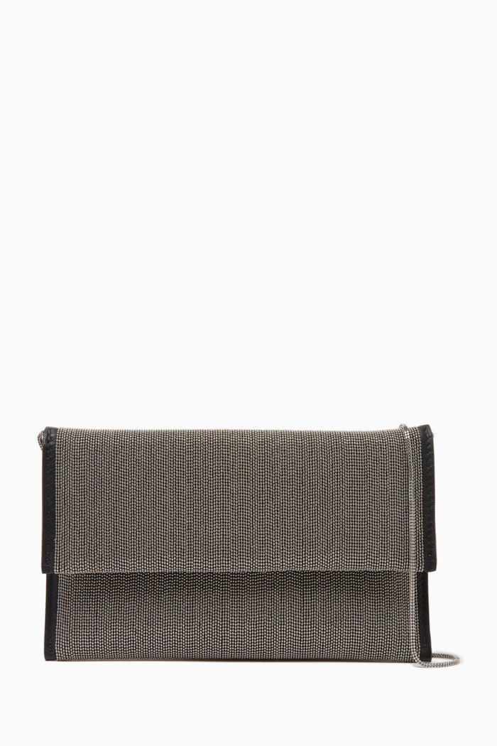 

Precious City Bag in Monili Embellishment, Silver