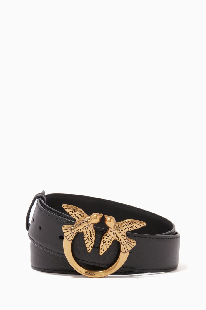 

Love Berry H3 Belt in Leather, Black