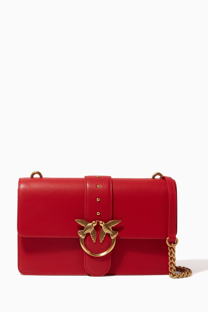 

Classic Love Icon Bag in Leather, White