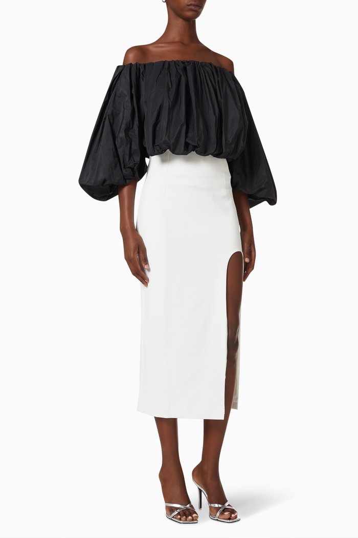 

Pianosa Dress in Crêpe Fabric, Black