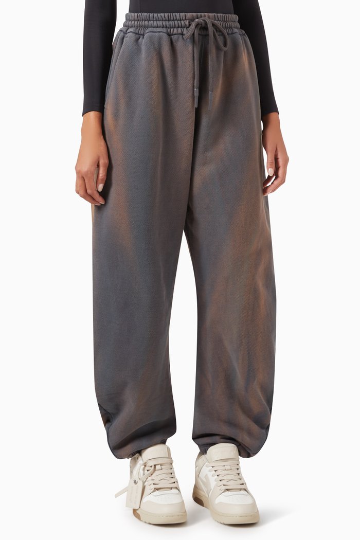 

Laundry Twisted Track Pants in Jersey, Brown