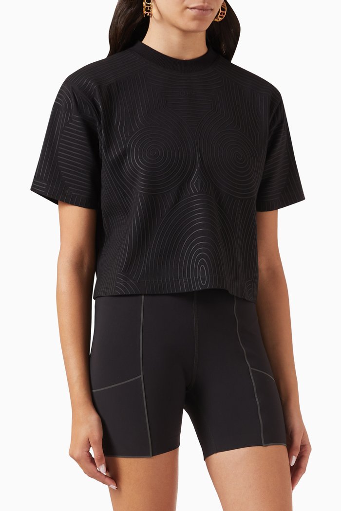 

Vortix Crop T-shirt, Black