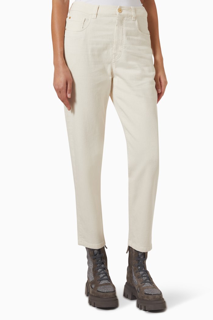 

Dyed Pants in Denim, Neutral