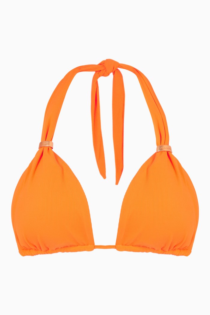 

Ella Halter Bikini Top, Orange