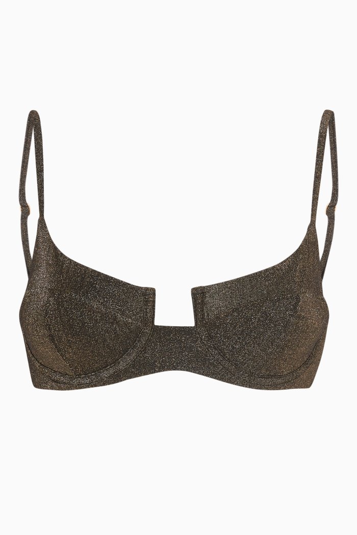 Artemis Underwire Bikini Top, Green