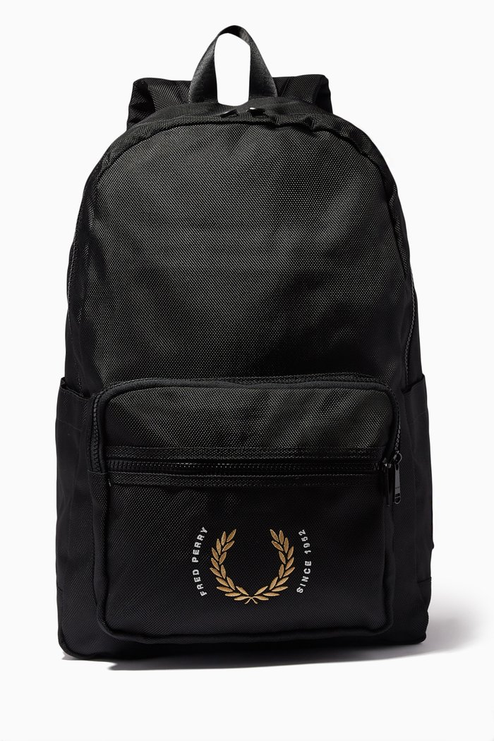 

Laurel Wreath Backpack in Nylon, Black