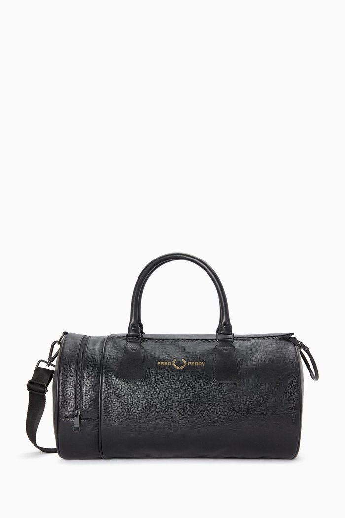 Scotch Grain Barrel Bag in Pu, Black