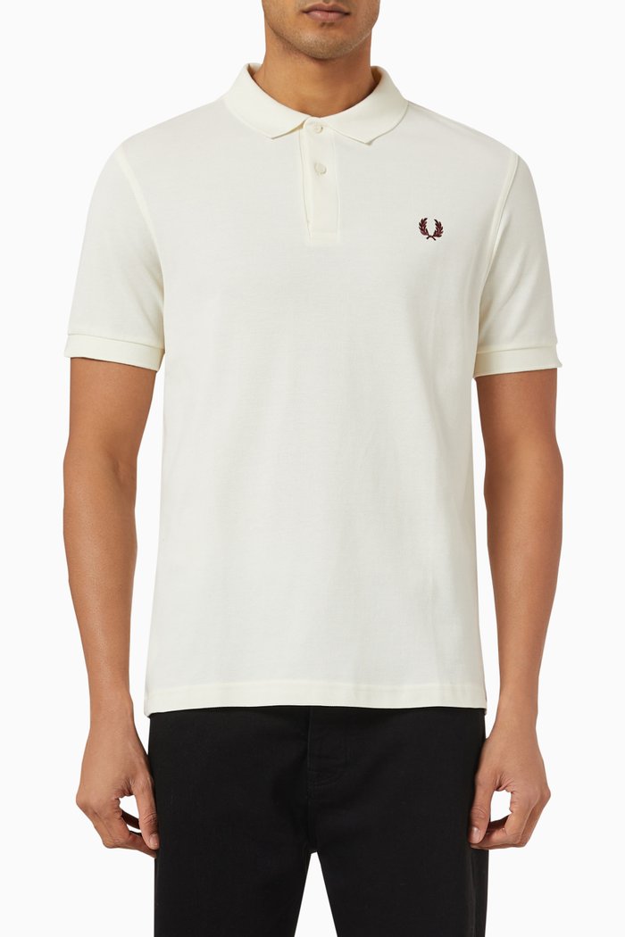 

Polo Shirt in Cotton Piqué, White
