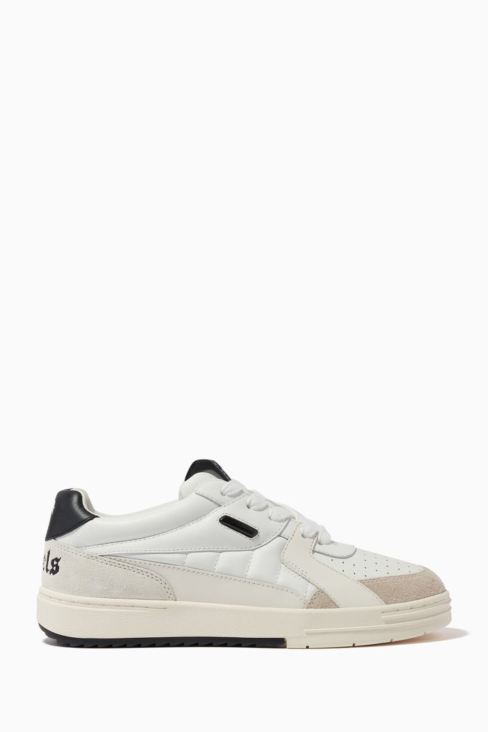 

Palm University Low-top Sneakers in Leather & Suede, White