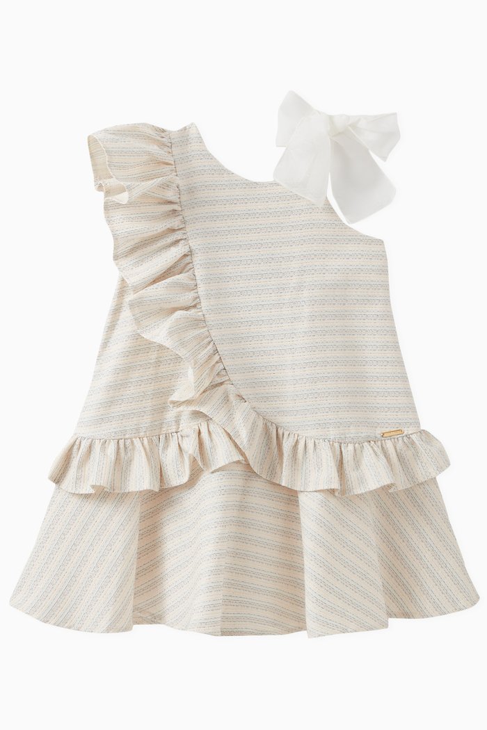 

Striped Ruffle Dress, Multicolour