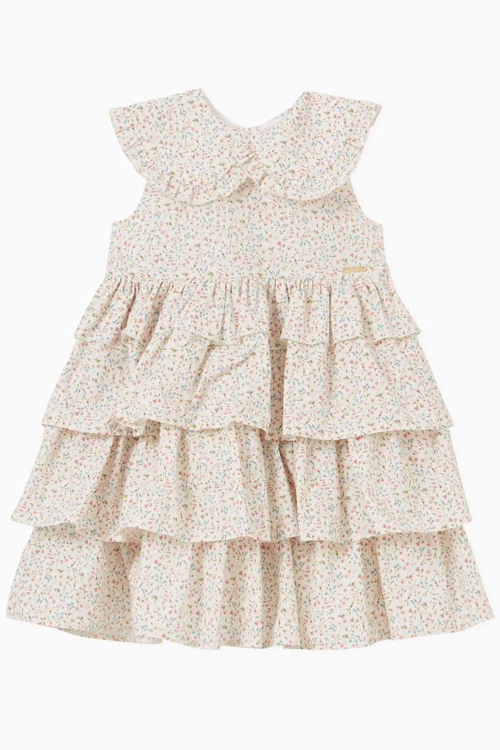 

Floral Ruffled Dress, Multicolour