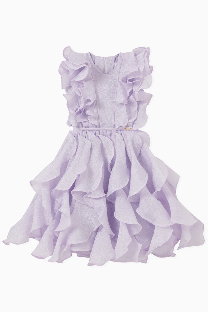 

Ruffled Dress, Purple