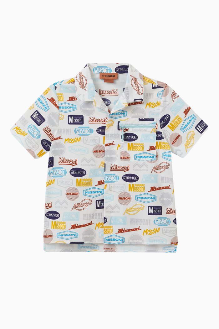 

Alternate Logo Shirt in Cotton, White