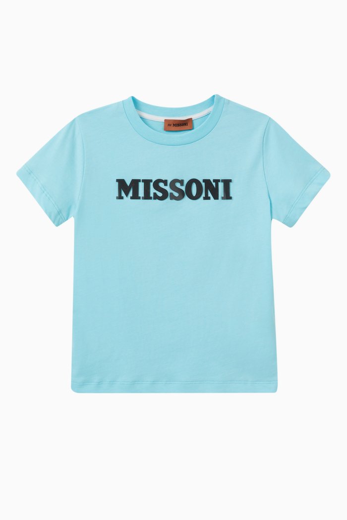

Logo T-shirt in Cotton, Blue