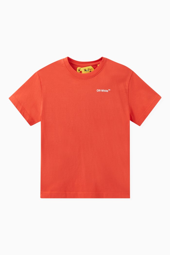 

Logo T-shirt in Cotton, Orange