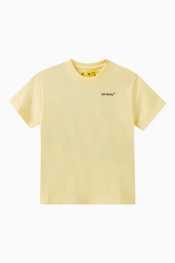 

Logo T-shirt in Cotton, Yellow