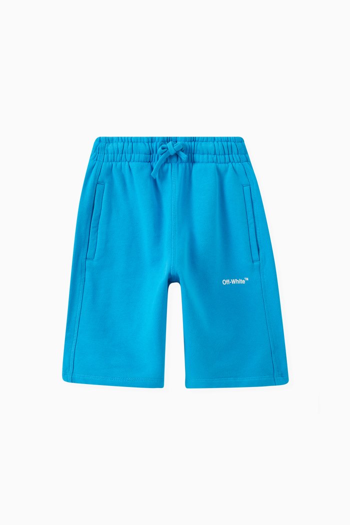 

Monster Arrow Sweat Shorts in Cotton, Blue