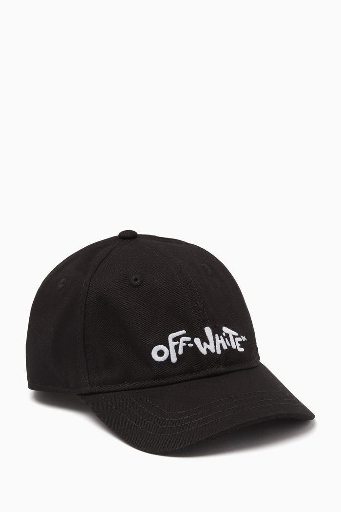 

Logo Embroidered Round Baseball Cap, Black