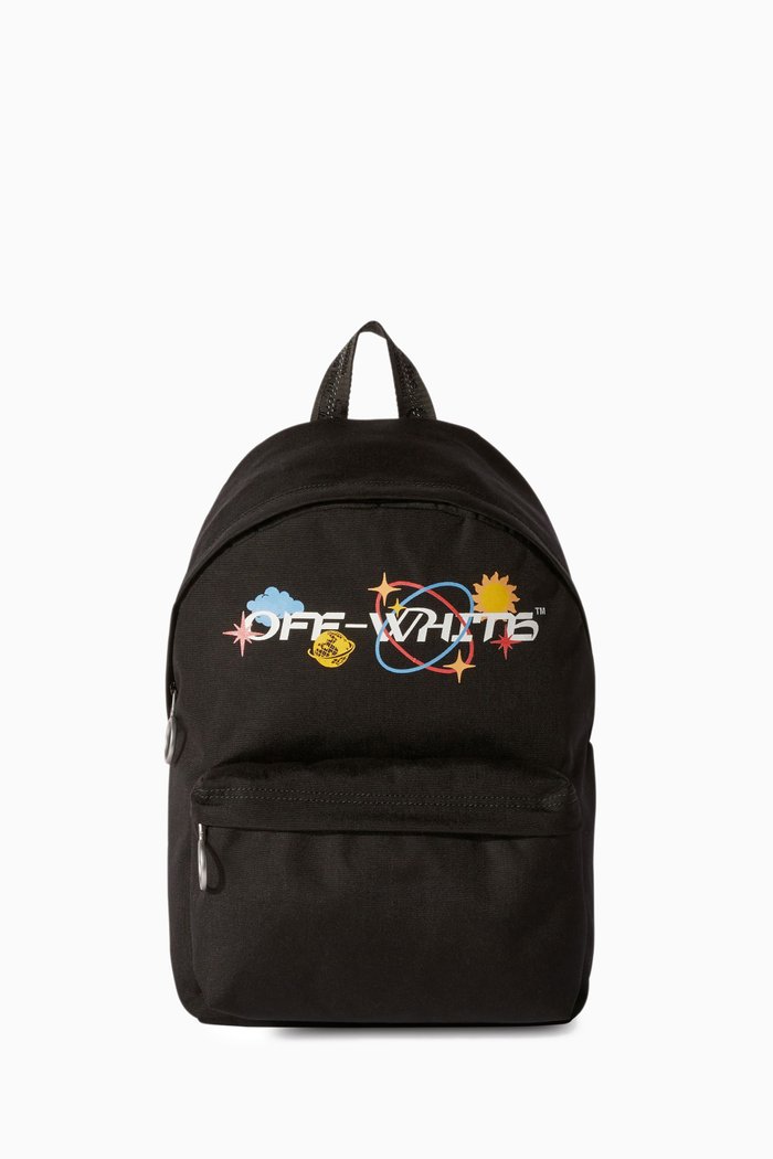 

Off Planets Backpack in Nylon, Black