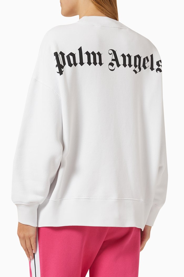 

Classic Logo Sweatshirt in Cotton, White