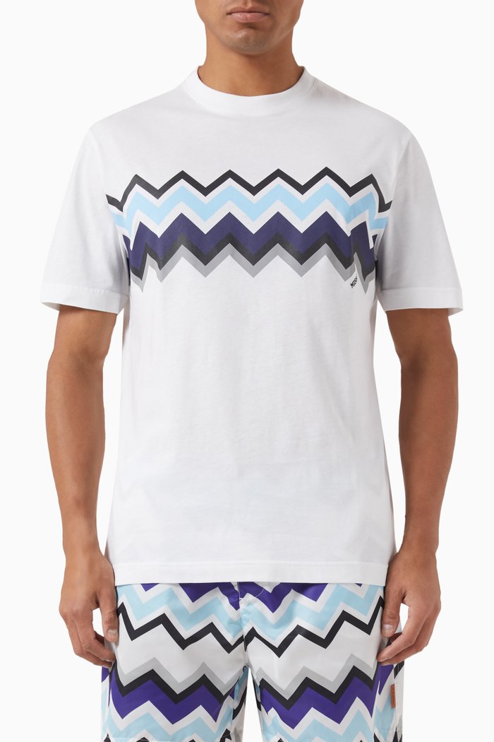 Logo T-shirt in Cotton-jersey, White