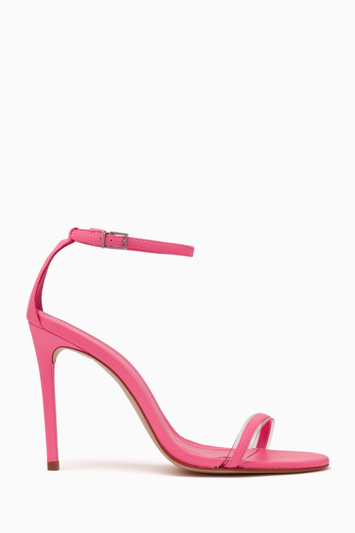 

Cocktail Sandals in Fabric, Pink