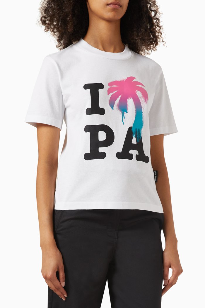

I Love PA Slim T-shirt in Cotton, Blue