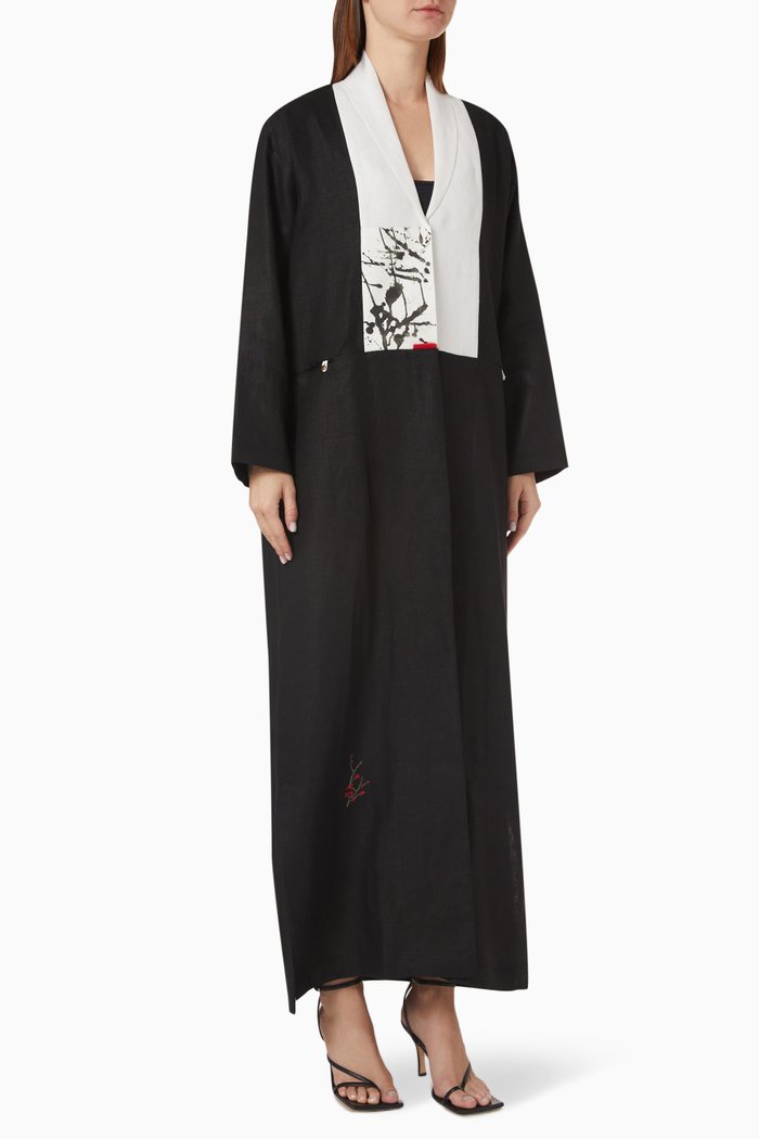 

Art-print Abaya in Linen, Black