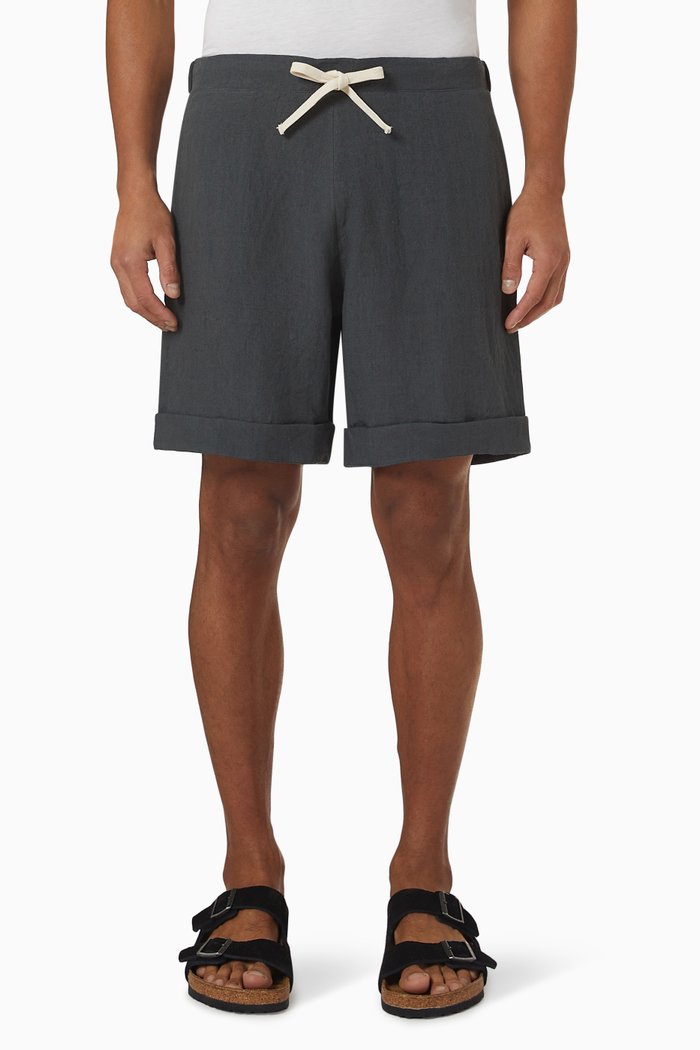 

Shorts in Linen, Grey