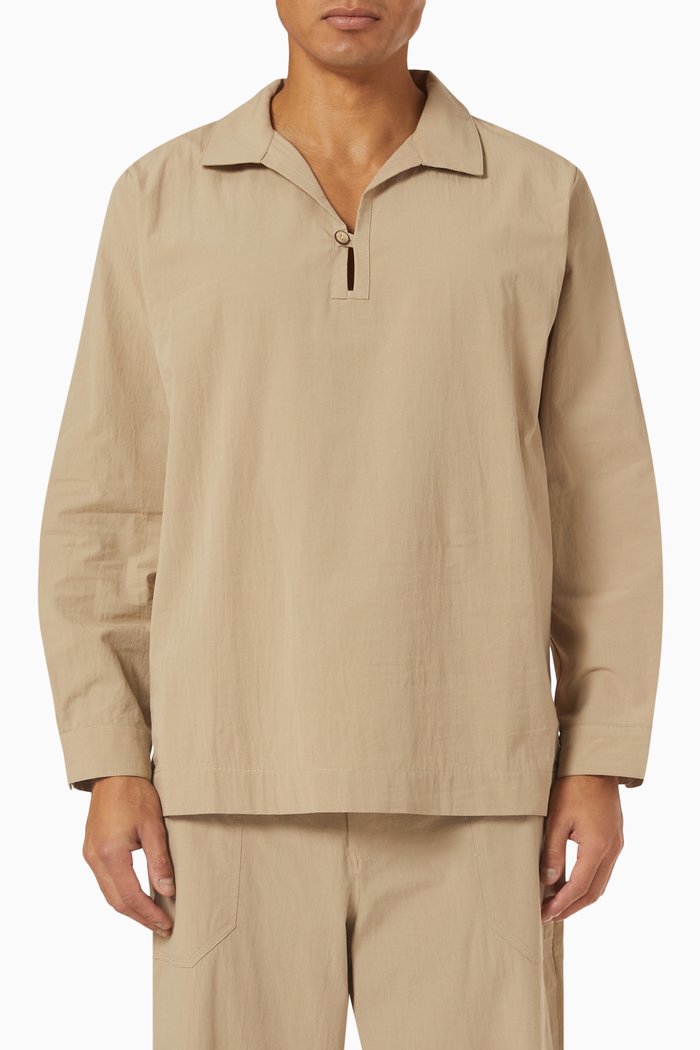 

El Choro Shirt in Organic Cotton, Neutral