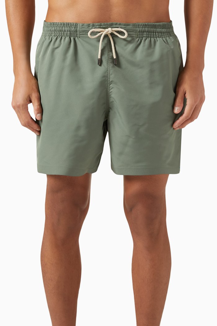 

Classic Swim Shorts in Nylon, Green