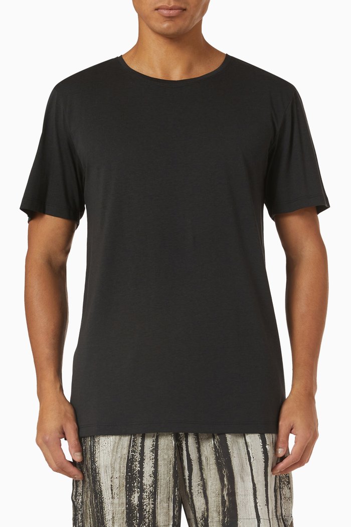 

Rocha T-shirt in Cotton Jersey, Black