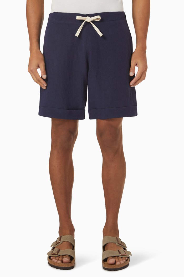 

Shorts in Linen, Blue