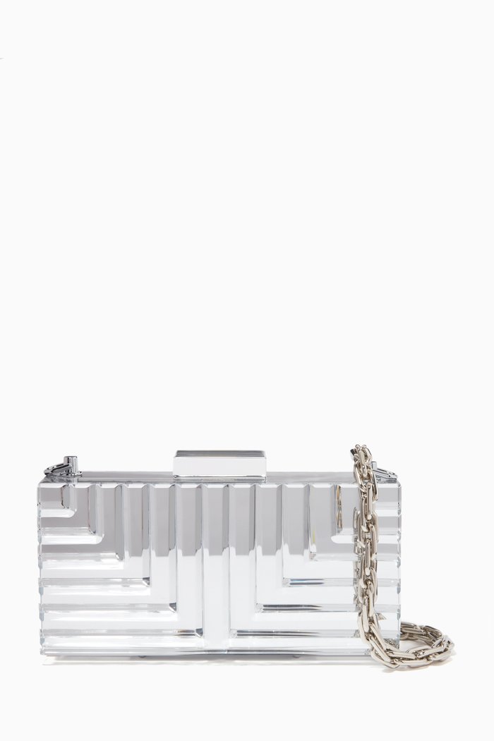 

Elle Bag in Mirror Acrylic, Silver