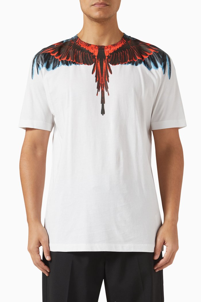 

Icon Wings T-shirt in Organic Cotton, White