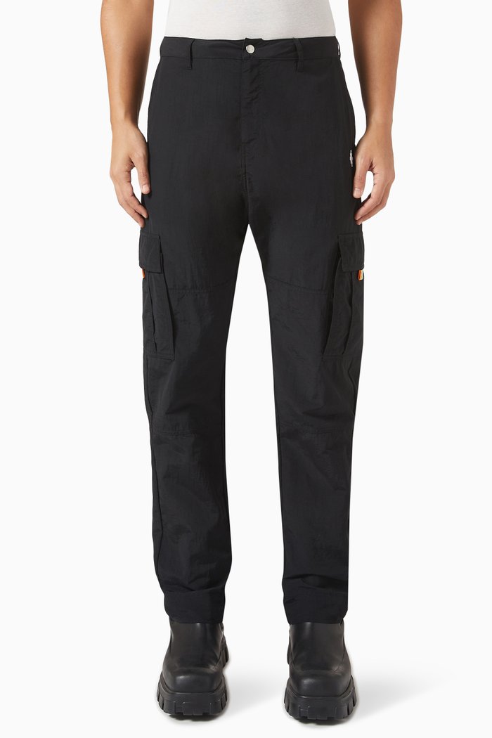

Cargo Pants in Nylon, Black