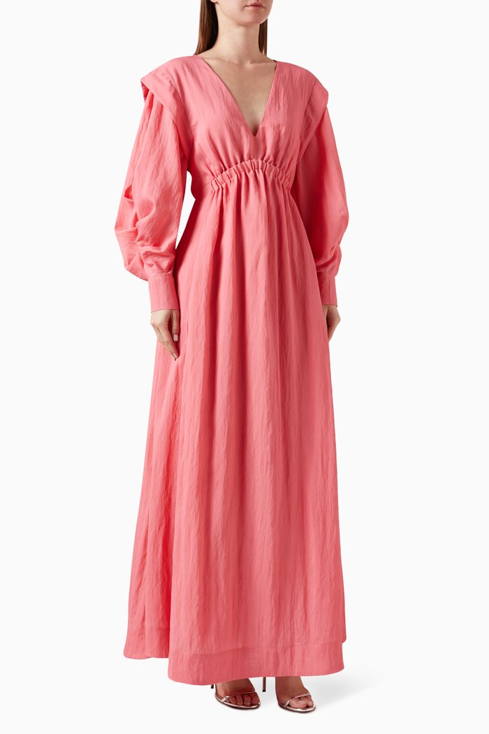 

Faith Back Cut-out Gown in Modal-blend, Pink