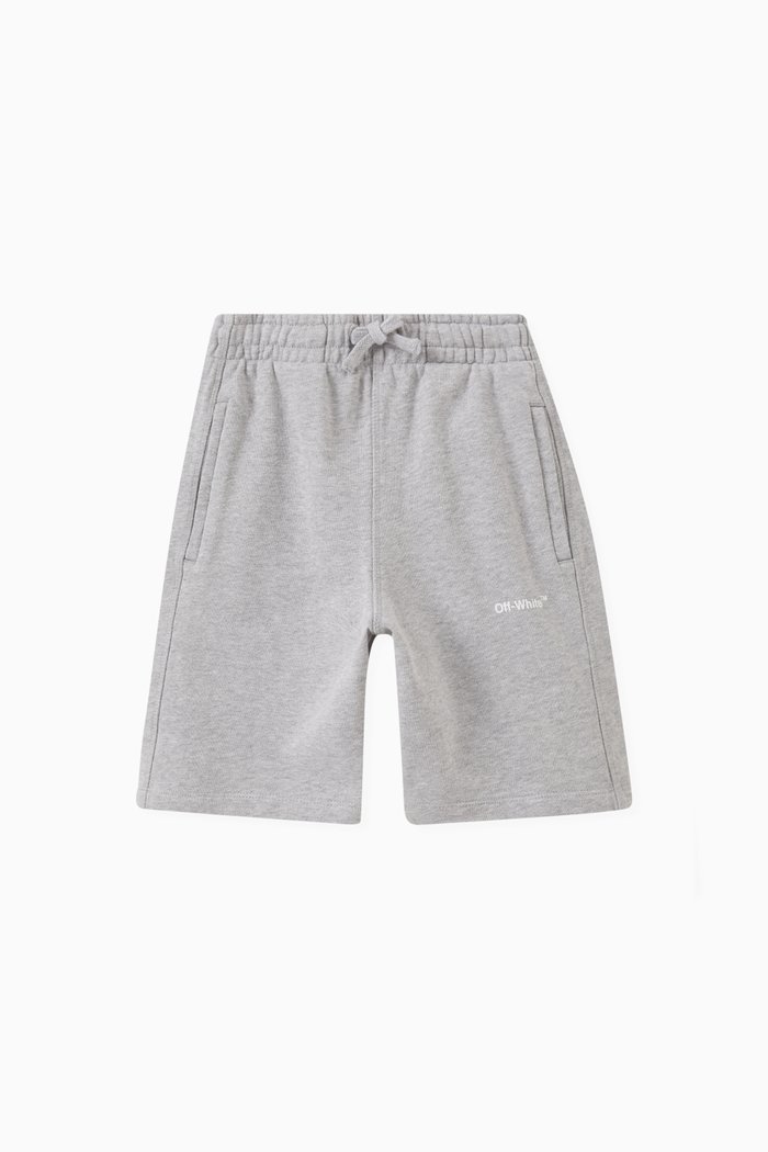 

Monster Arrow Sweat Shorts in Cotton, Grey