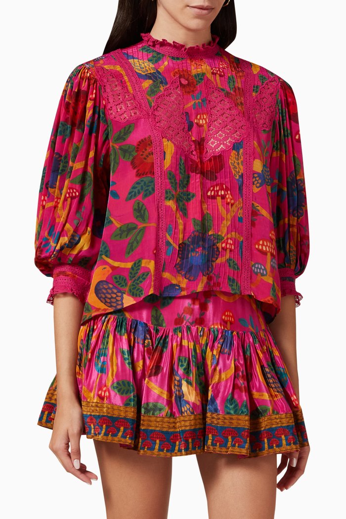 

Sweet Forest Blouse, Pink